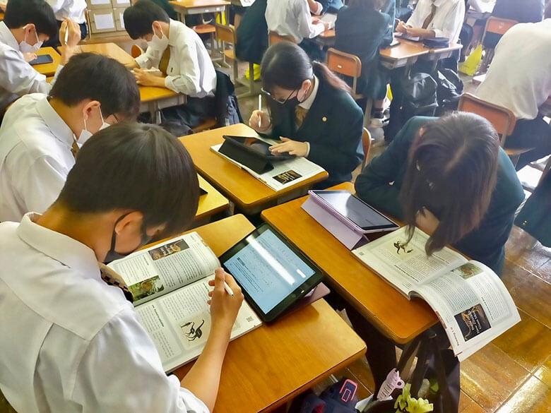 つくば秀英高等学校・授業風景