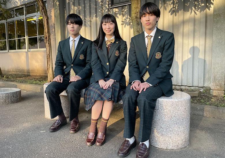 つくば秀英高校の生徒たち