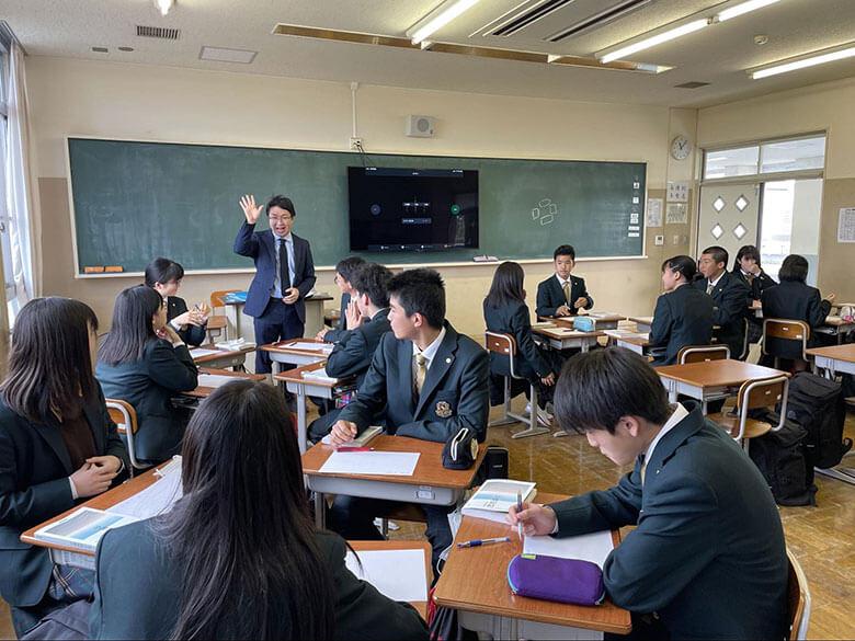 つくば秀英高等学校の授業風景2